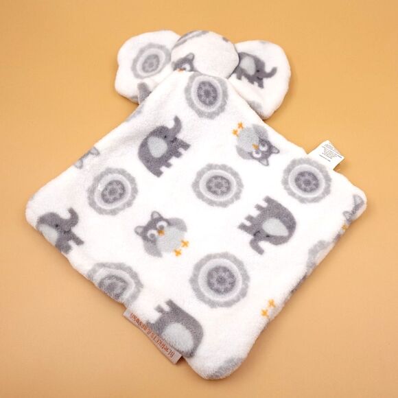 Blankets & Beyond Baby Elephant Lovey Gray Security Blanket Novelty - Picture 4 of 9